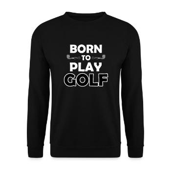 golf - Sweat-shirt Unisexe - noir - Devant - Alina (178cm) & Michal (187cm)