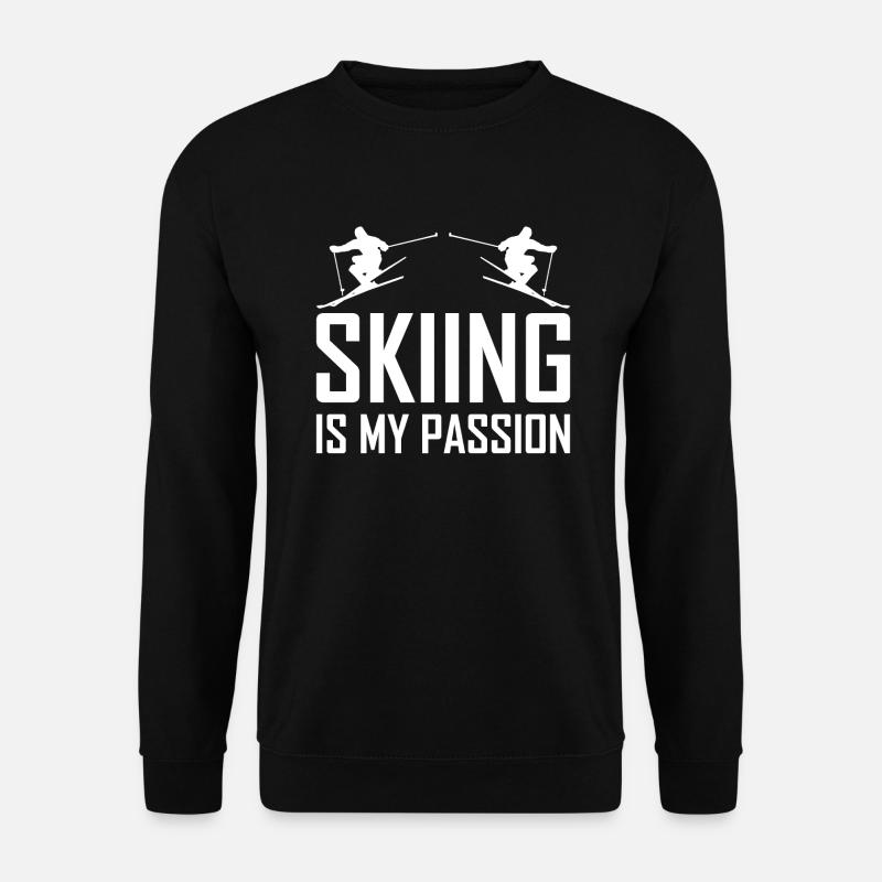 Ski - Unisex Pullover - Schwarz