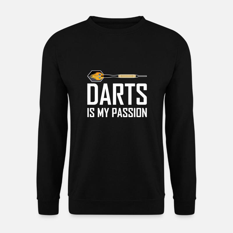 Darts Dart Dartspieler Dartboard - Unisex Pullover - Schwarz