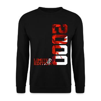 26E ANNIVERSAIRE 26 ANS ÉDITION LIMITÉE 2000 - Sweat-shirt Unisexe - noir - Devant - Alina (178cm) & Michal (187cm)