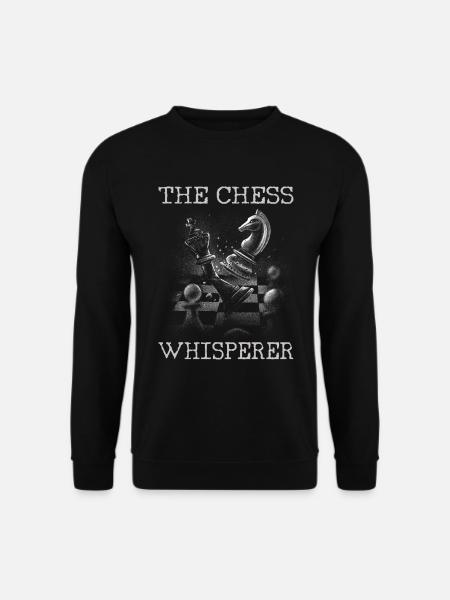 Le chuchoteur d’échecs - Sweat-shirt Unisexe - noir