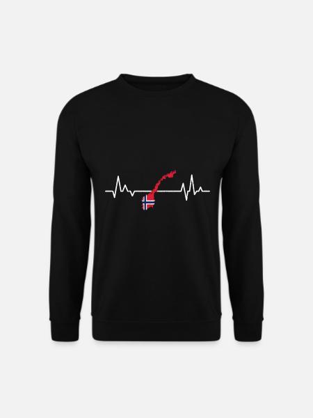 Norwegen Norweger Skandinavien - Unisex Pullover - Schwarz