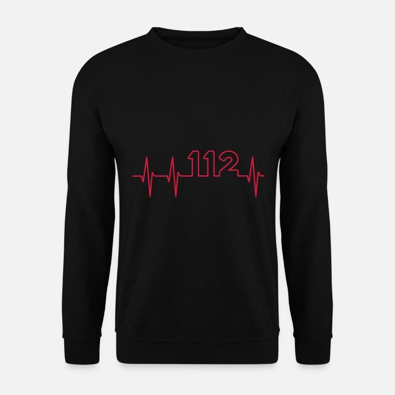 ECG and 112 - Unisex Sweatshirt - black