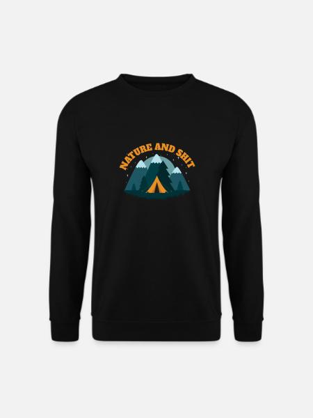 nature and shit - Unisex Sweatshirt - black