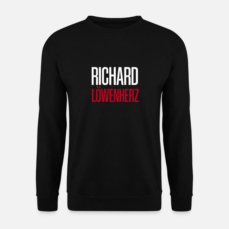 Richard Löwenherz - Unisex Pullover - Schwarz