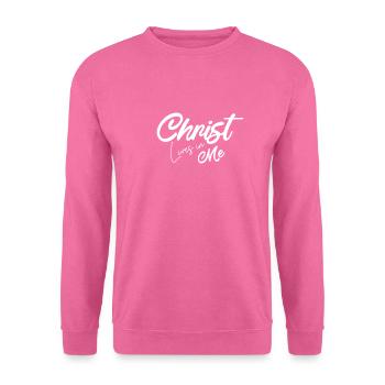 Christus lebt in mir Christ Jesus Christliche - Unisex Pullover - Pink - Vorne