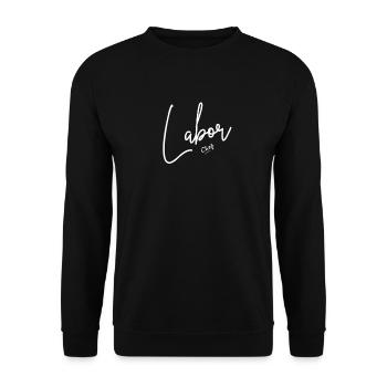Labor Chef - Unisex Sweatshirt - black - Front - Alina (178cm) & Michal (187cm)