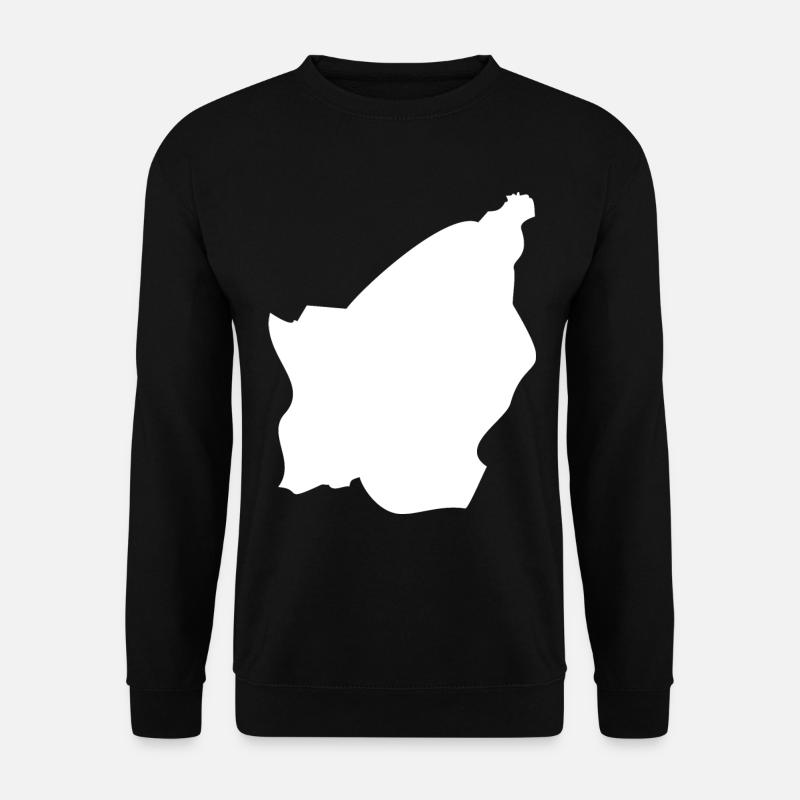 San Marino map flag - Unisex Sweatshirt - black
