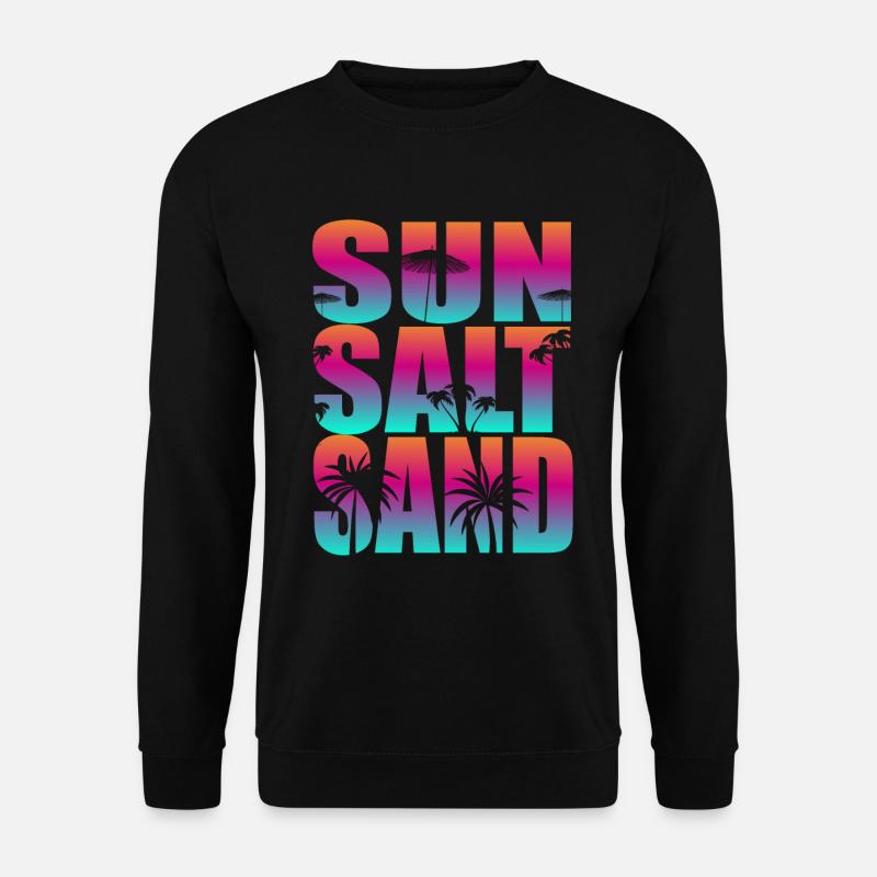 Sun Salt Sand - Unisex Sweatshirt - black