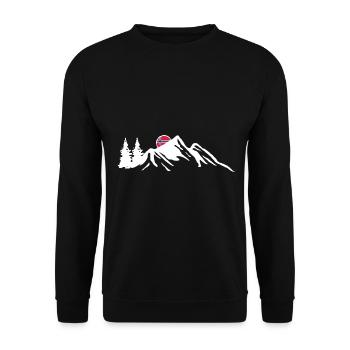 Norwegen Norweger Skandinavien - Unisex Pullover - Schwarz - Vorne - Alina (178cm) & Michal (187cm)