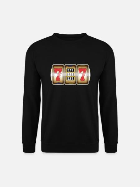 slot maschine casino 777 - Unisex Pullover - Schwarz