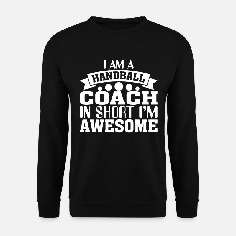 Handball Trainer Coach - Unisex Pullover - Schwarz