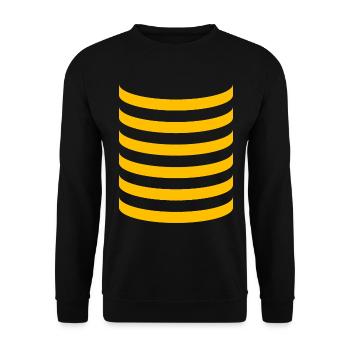 Karneval Fasching Biene Kostüm Damen Herren Kinder - Unisex Pullover - Schwarz - Vorne - Alina (178cm) & Michal (187cm)