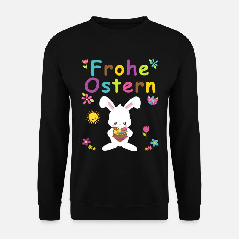 Ostern Geschenk Für Damen, Herren Und Kinder - Unisex Pullover - Schwarz