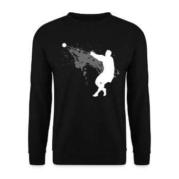 Lancer de marteau lancer de marteau cadeau d'athlétisme lourd - Sweat-shirt Unisexe - noir - Devant - Alina (178cm) & Michal (187cm)