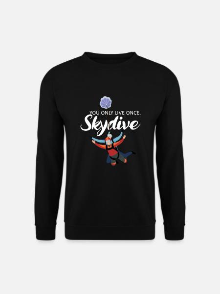 Skydiving - Unisex Sweatshirt - black