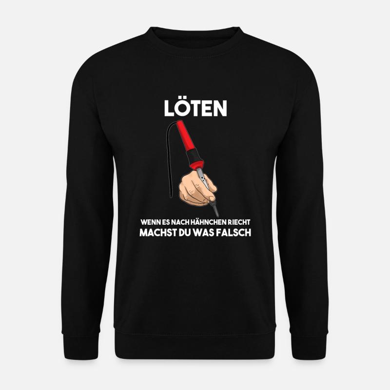 Löten - Unisex Pullover - Schwarz