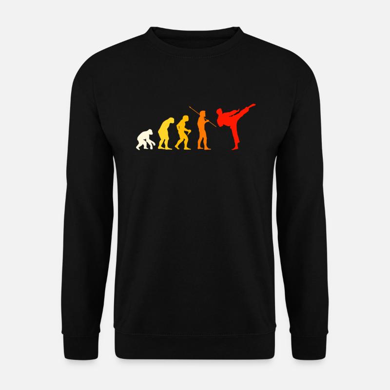 Karate Evolution T-Shirt Gift Judo - Unisex Sweatshirt - black