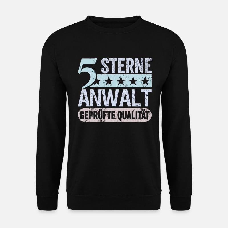 Anwalt Lustiger Spruch - Unisex Pullover - Schwarz