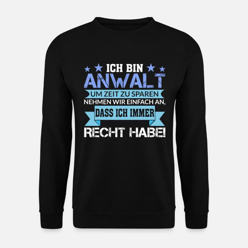 Anwalt - Unisex Pullover - Schwarz