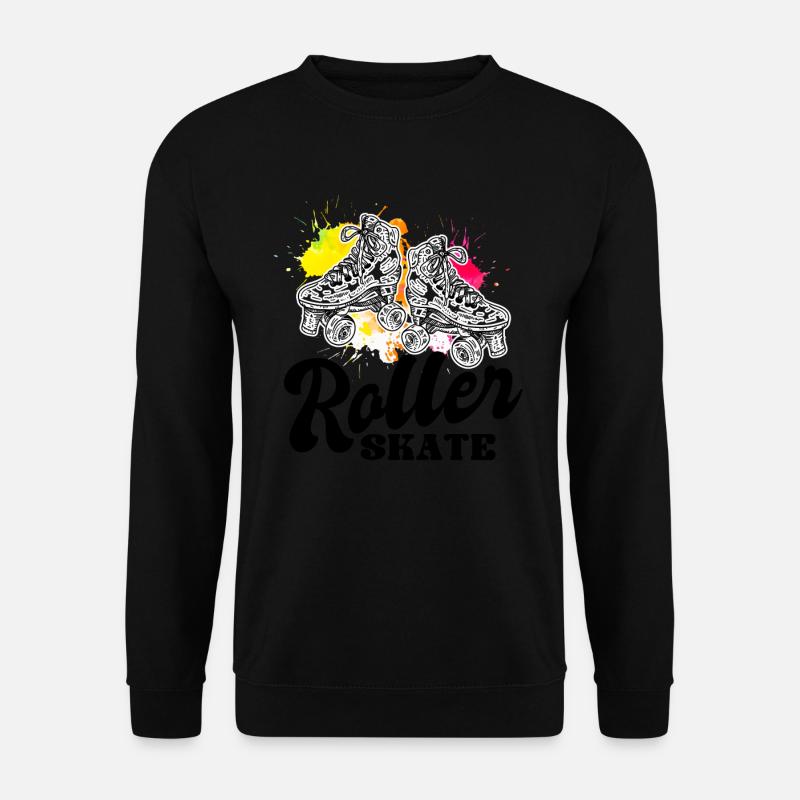 Rollschuhe - Unisex Pullover - Schwarz