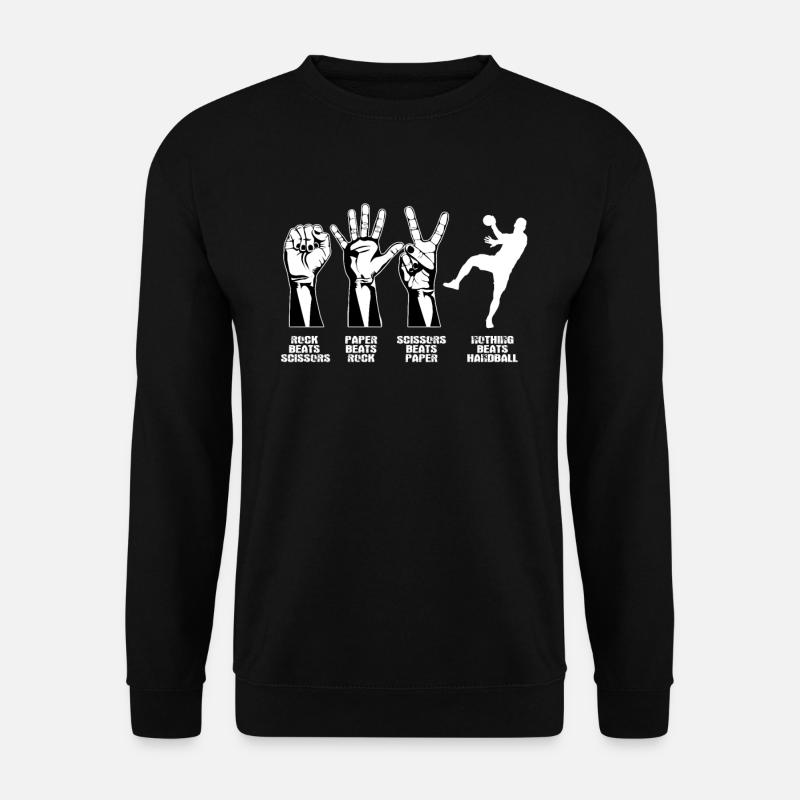 Lustiger Handball Spruch - Unisex Pullover - Schwarz