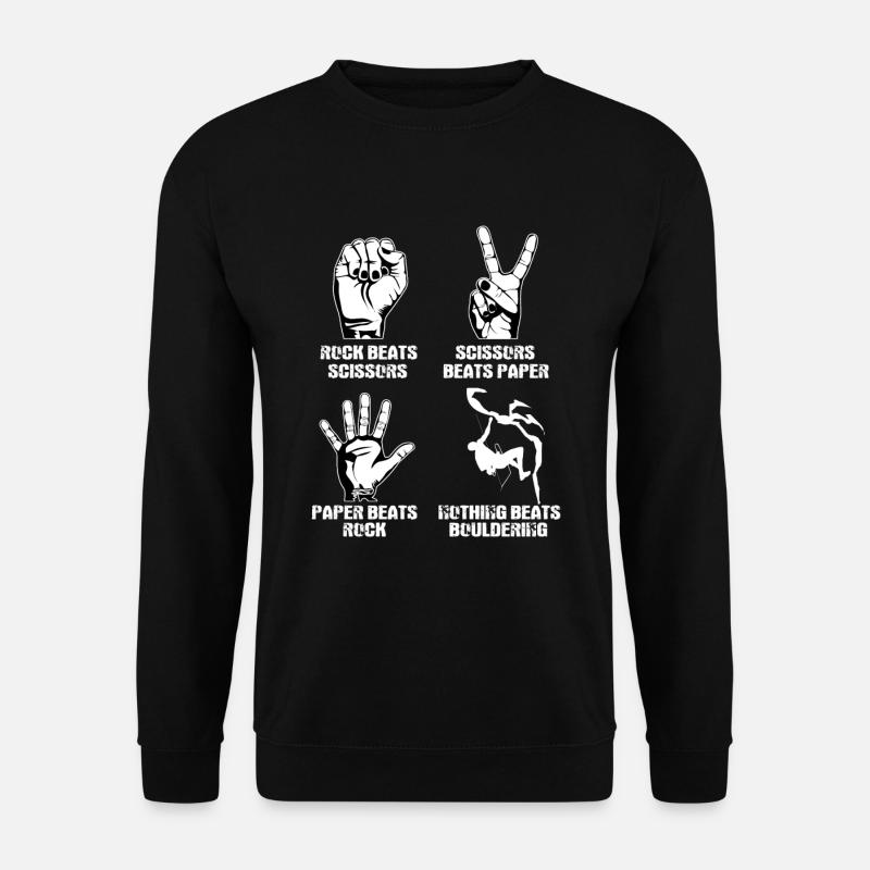 Bouldering - Unisex Sweatshirt - black
