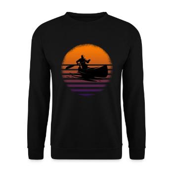 Kanu - Unisex Pullover - Schwarz - Vorne - Alina (178cm) & Michal (187cm)