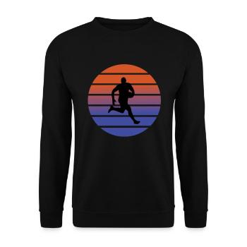 le rugby - Sweat-shirt Unisexe - noir - Devant - Alina (178cm) & Michal (187cm)