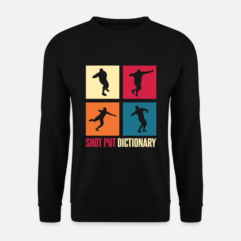 Shot put lexicon - Unisex Sweatshirt - black