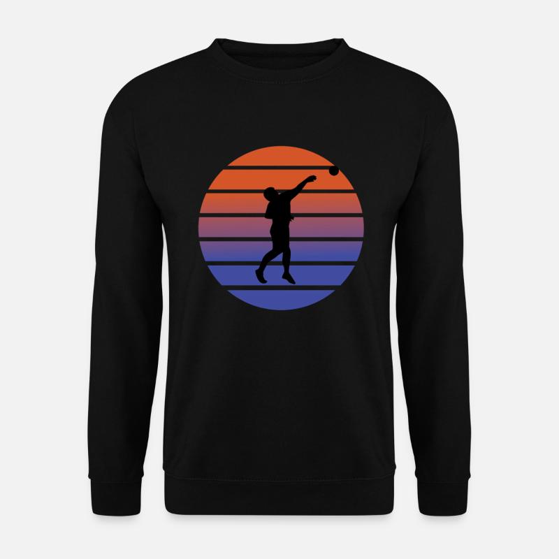 Kugelstossen - Unisex Pullover - Schwarz