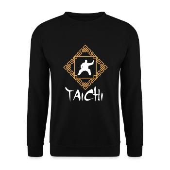Tai Chi - Unisex Pullover - Schwarz - Vorne - Alina (178cm) & Michal (187cm)