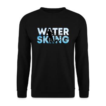 Water-skiing - Unisex Sweatshirt - black - Front - Alina (178cm) & Michal (187cm)