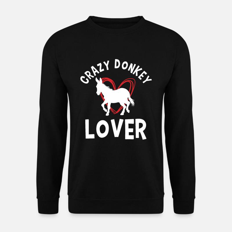 Donkey lover - Unisex Sweatshirt - black