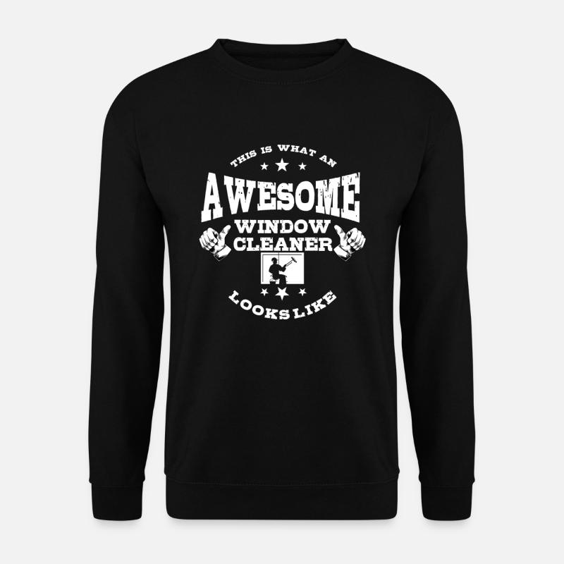 Ingenious window cleaner - Unisex Sweatshirt - black