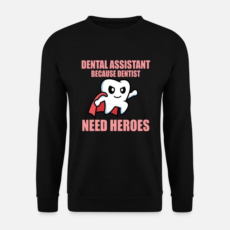 Assistante dentaire - Sweat-shirt Unisexe - noir