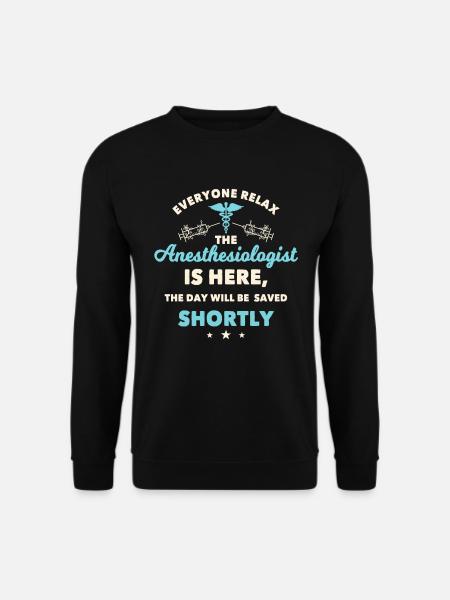 Anesthesiologist anesthesia - Unisex Sweatshirt - black