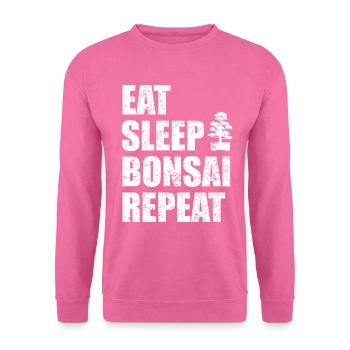 Bonsai Baum Spruch Japan Kultur Geschenk - Unisex Pullover - Pink - Vorne