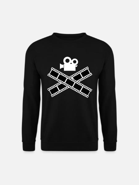Hobby Regisseur Filmemacher Filmkamera Geschenk - Unisex Pullover - Schwarz