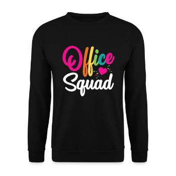 Secretary office team - Unisex Sweatshirt - black - Front - Alina (178cm) & Michal (187cm)