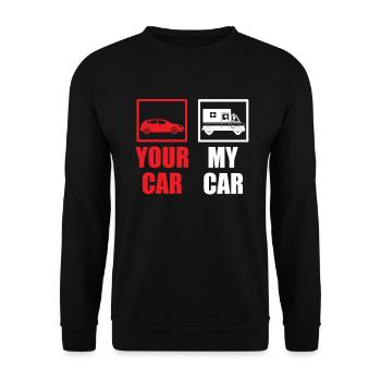 Cadeau paramédical - Sweat-shirt Unisexe - noir - Devant - Alina (178cm) & Michal (187cm)