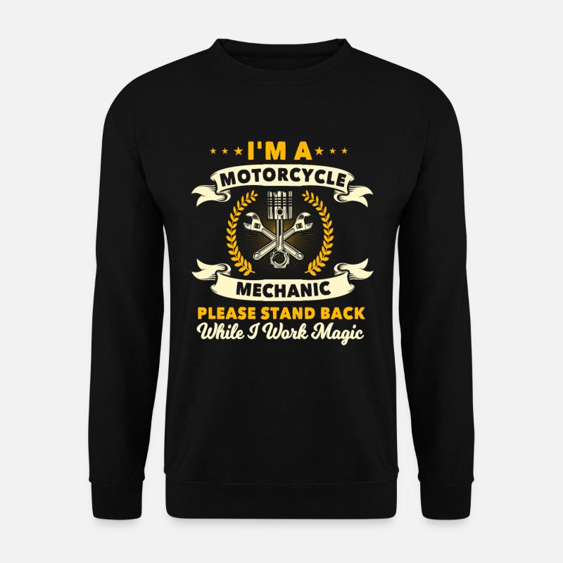 Motorcycle mechanic gift - Unisex Sweatshirt - black