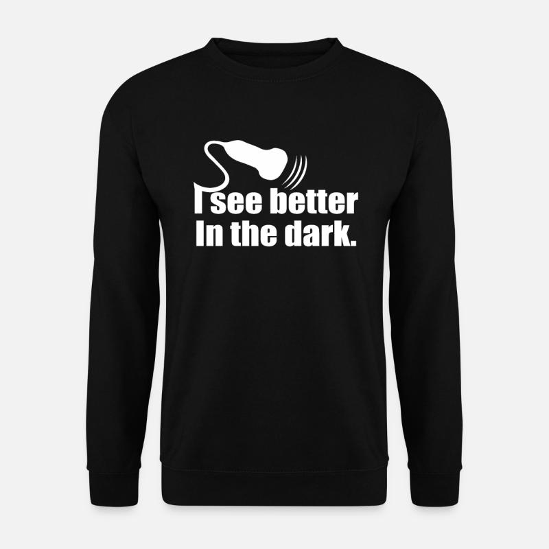 Sonografie - Unisex Pullover - Schwarz