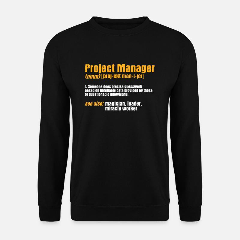 Project manager - Unisex Sweatshirt - black