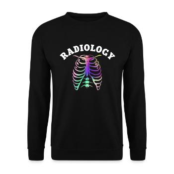 Radiology - Unisex Sweatshirt - black - Front - Alina (178cm) & Michal (187cm)