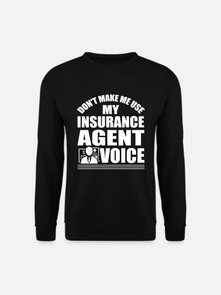 Agent d'assurance disant - Sweat-shirt Unisexe - noir