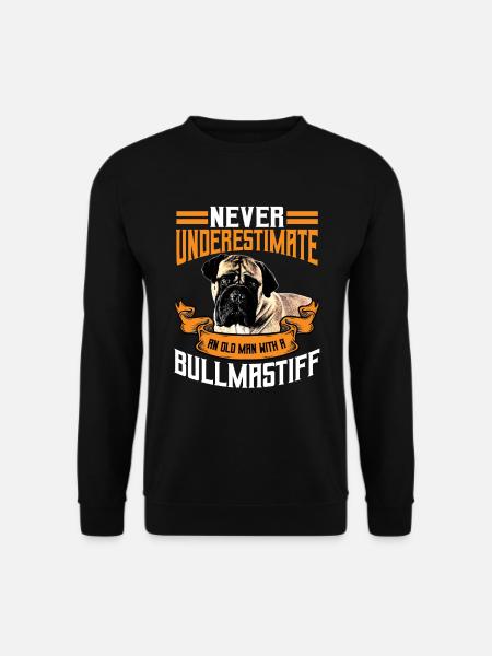 Bullmastiff Gift Men - Unisex Sweatshirt - black