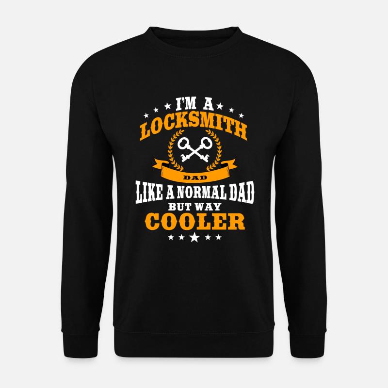 Key Service Dad - Unisex Sweatshirt - black
