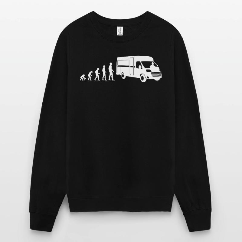 Camping Camper Camping Camping Van Evolution Cadeau Sweat-shirt Unisexe