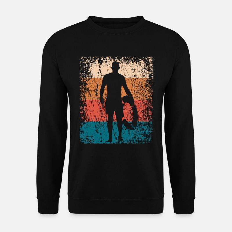 Lifeguard Lifeguard Retro Gift - Unisex Sweatshirt - black